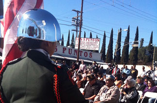 Veterans Day ceremony in Boyle Heights
