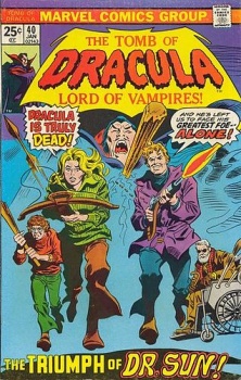 Tomb of Dracula, written by Marv Wolfman.