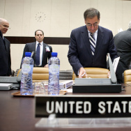 US Defense Secretary Leon Panetta Attends NATO Conference In Brussels