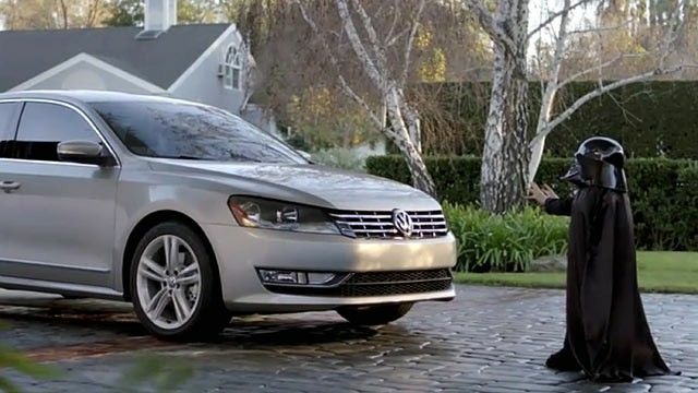 Max Page, 7, starring as a little Darth Vader in a popular Volkswagen Superbowl ad in 2011.