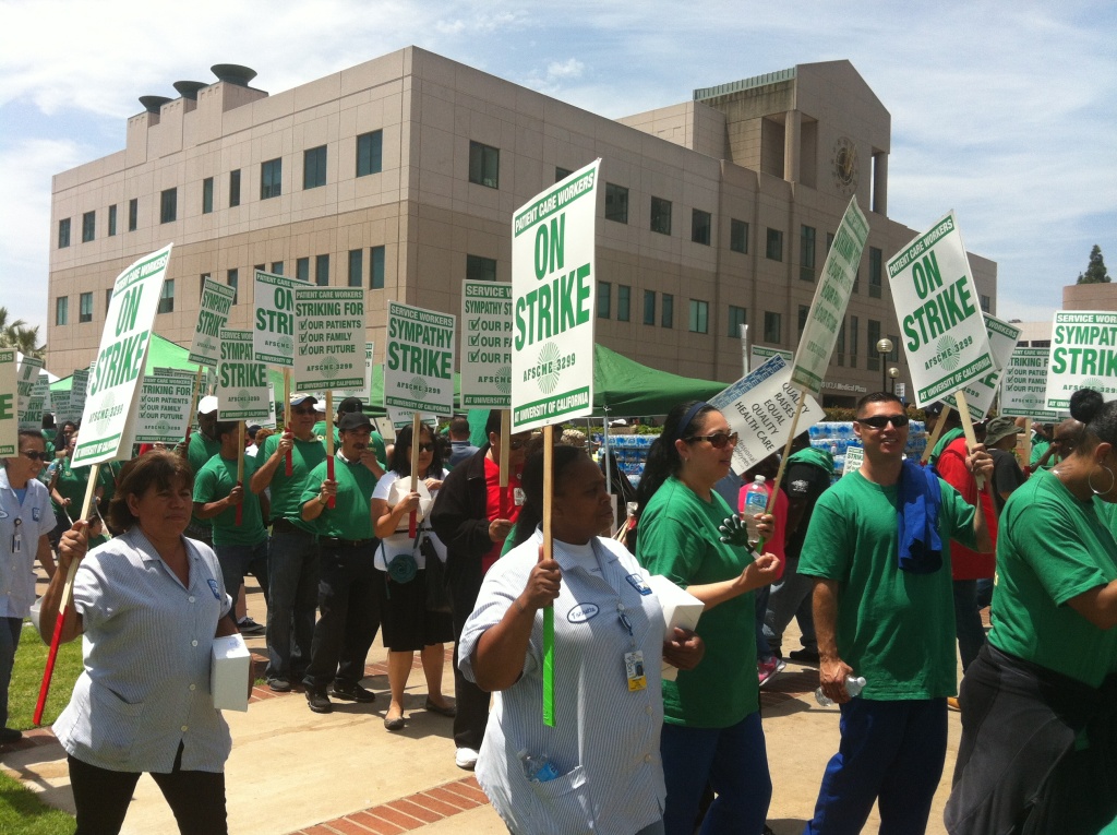 Uc Hospitals Face Second Day Of Worker Strike Over Staffing