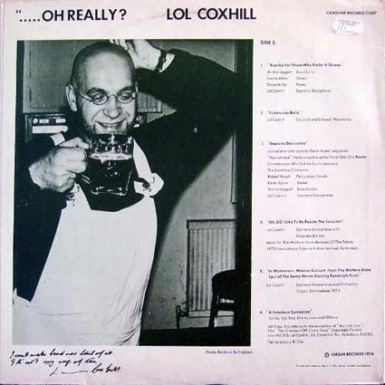 Lol Coxhill album cover