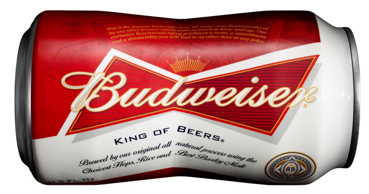 ANHEUSER-BUSCH BUDWEISER BOWTIE CAN