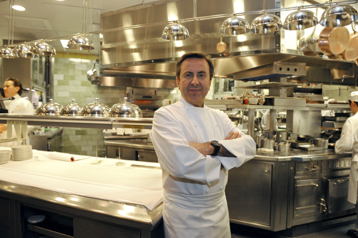 French chef Daniel Boulud poses in the k