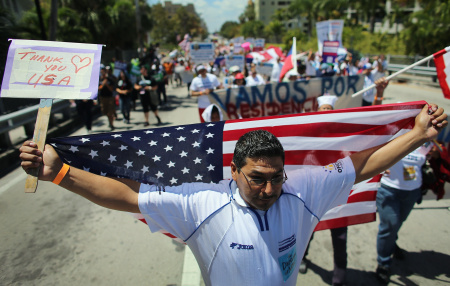 Activists March Through Miami Demanding Immigration Reform