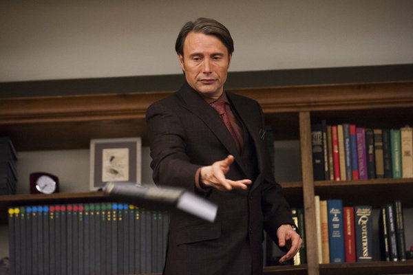 Mads Mikkelsen as Dr. Hannibal Lecter in a still from "Hannibal" episode "Coquilles."
