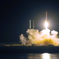 SpaceX's Falcon 9 rocket early May 22, 2