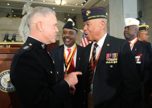 Congressional Gold Medal Award Ceremony Honors First African-American Marines