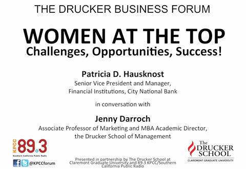 Drucker Business Forum - Women at the Top