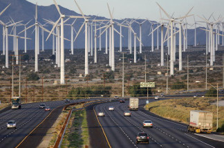 California wind farm