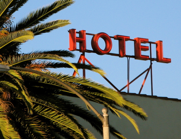hotel sign