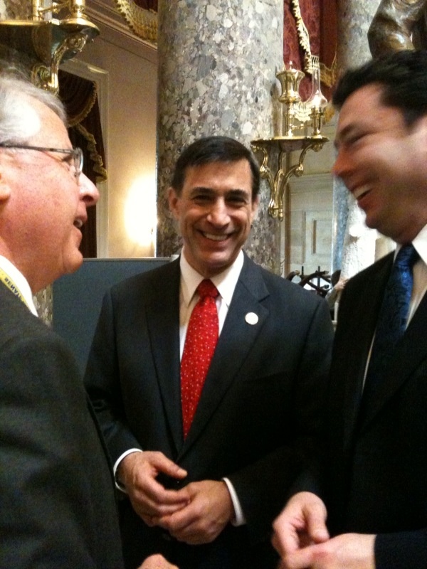 GOP Congressman Darrell Issa (center) publicly supports citizenship for some undocumented immigrants.