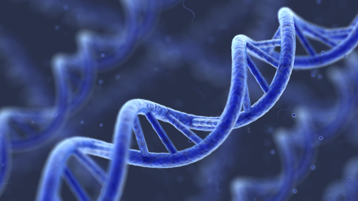 Artist's representation of DNA.