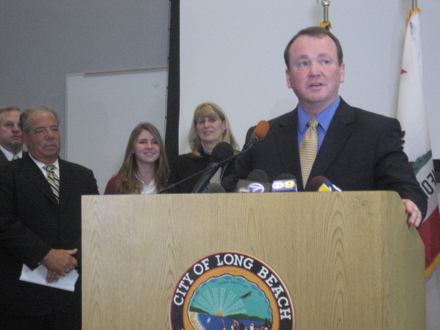 Long Beach police chief Jim McDonnell.