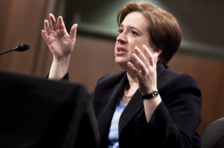U.S. Supreme Court nominee Elena Kagan answers questions from members of the Senate Judiciary Committee on the third day of her confirmation hearings on Capitol Hill June 30, 2010 in Washington, DC.