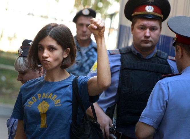 Member of female punk band "Pussy Riot"