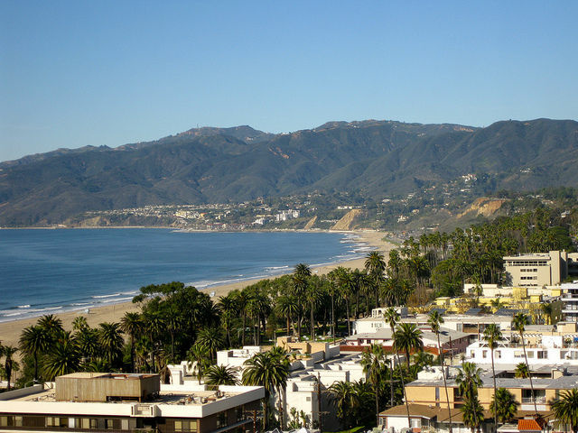 A view of Santa Monica, CA.