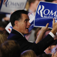 Republican presidential hopeful Mitt Rom