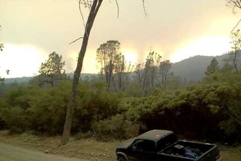 Swedes fire Oroville Bangor California 8-17-2013 @ 6 pm