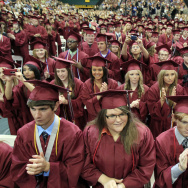 President Obama Delivers Commencement Address At Joplin High School