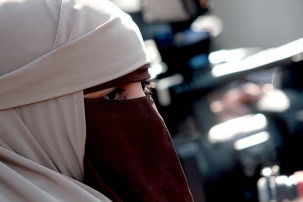 Kenza Drider, one of the most vocal opponents of France's burqa ban, April 2011