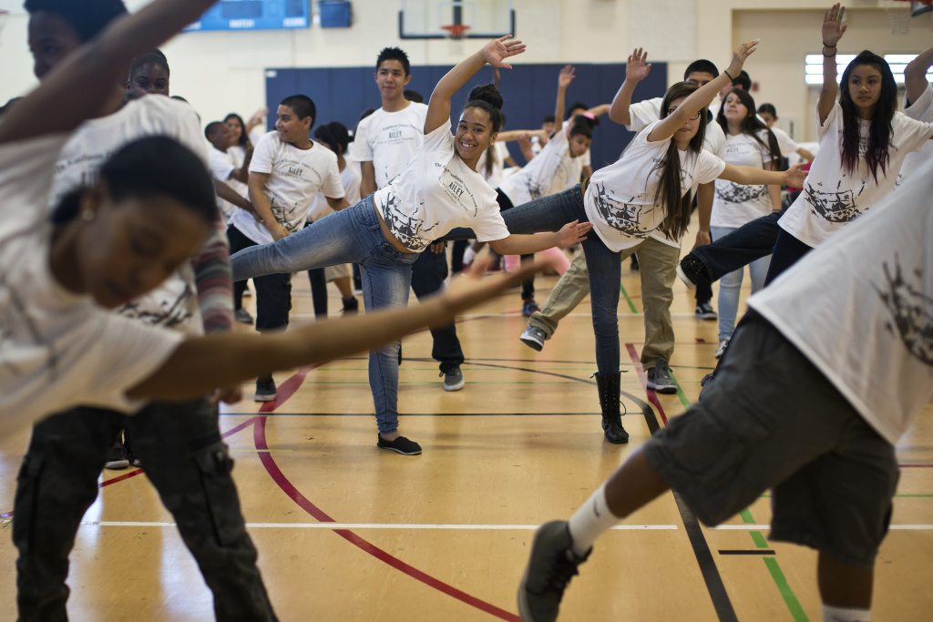 Alvin Ailey dance troupe teaches 'blood memories' to disadvantaged Los ... - 89.3 KPCC