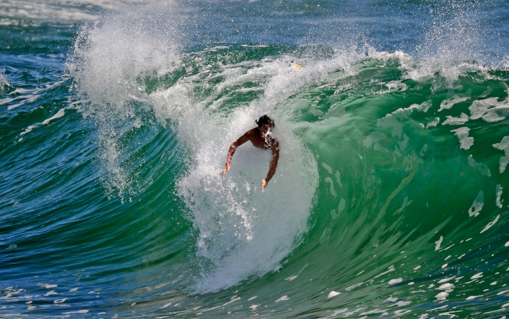 Pacific Storm Brings High Surf To Southern California