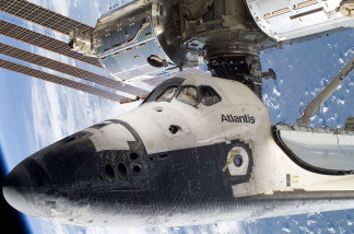Space Shuttle Atlantis Continues On Last Scheduled Mission