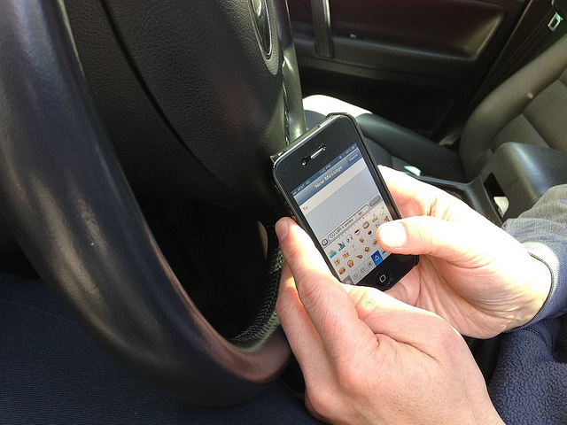 What role does the sender of that text play if there is an accident?