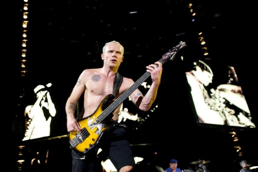 Red Hot Chili Peppers Perform in Concert in Madrid