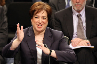 Supreme Court nominee Elena Kagan answers questions from members of the Senate Judiciary Committee on the second day of her confirmation hearings on Capitol Hill on Tuesday.