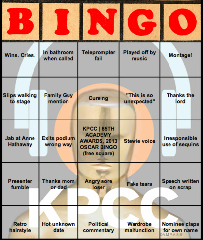 oscar bingo