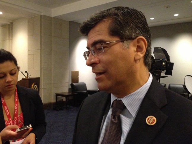 Democratic Congressman Xavier Becerra of Los Angeles