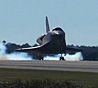 Space shuttle Atlantis lands on runway 33 at NASA Kennedy Space Center's Shuttle Landing Facility concluding the STS-129 mission.