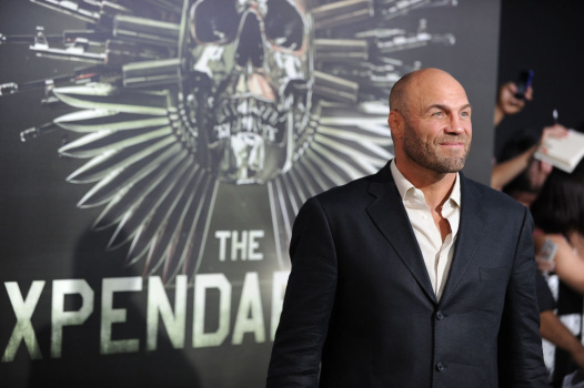 Cast member Randy Couture arrives at the