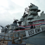 The USS Iowa's final days at Terminal 3 in Richmond, Ca,