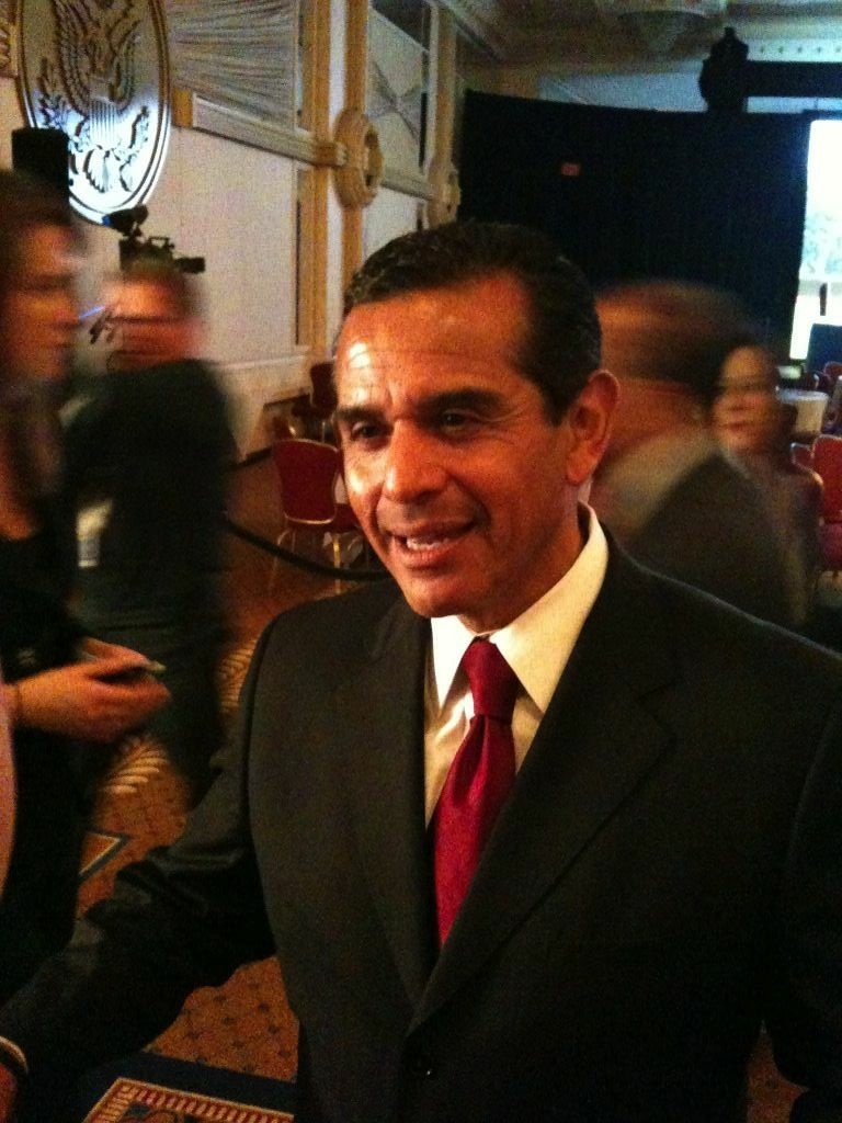 L.A. Mayor Antonio Villaraigosa spoke about immigration reform Monday at the National Press Club in Washington.