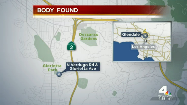 A body was found in a suitcase Monday morning in Glendale when LA County workers were cleaning the LA County wash before the rain.