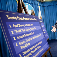 California Governor Jerry Brown Unveils State Pension Reform Program