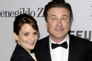 '30 Rock' co-stars Tina Fey and Alec Baldwin.