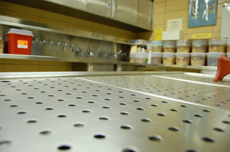 Autopsy table