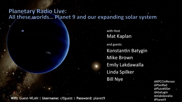 Planetary Radio Live: All these worlds… Planet 9 and our expanding solar system