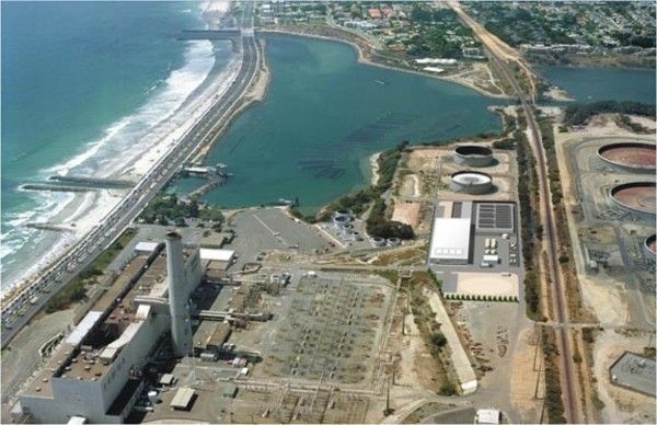 A rendering of the Carlsbad Desalination Project Site at Encina Power Station.