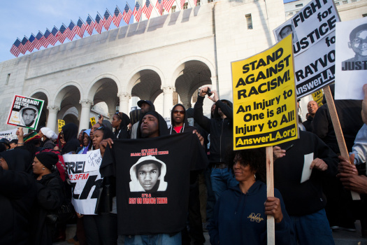 Trayvon Martin Rally in Downtown LA