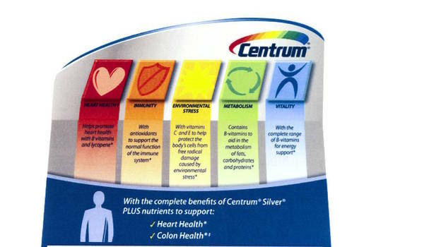 Pfizer will drop or qualify some health claims on labels and in ads for Centrum vitamins and supplements.