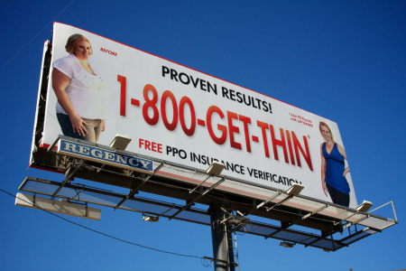 1-800-get-thin billboard