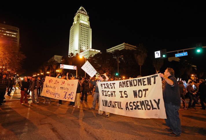 Los Angeles deadline for dismantling Occupy LA Encampment passes