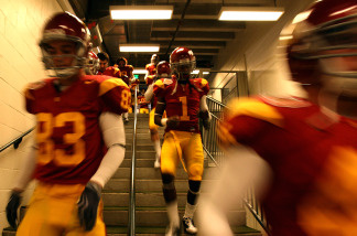 USC is now offering season ticket holders the chance to run onto the field with players.