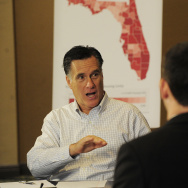 Republican presidential hopeful Mitt Rom