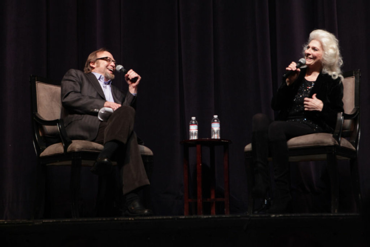 Stephen Stills and Judy Collins at Writers Bloc event, Saban Theater, Feb. 4, 2013